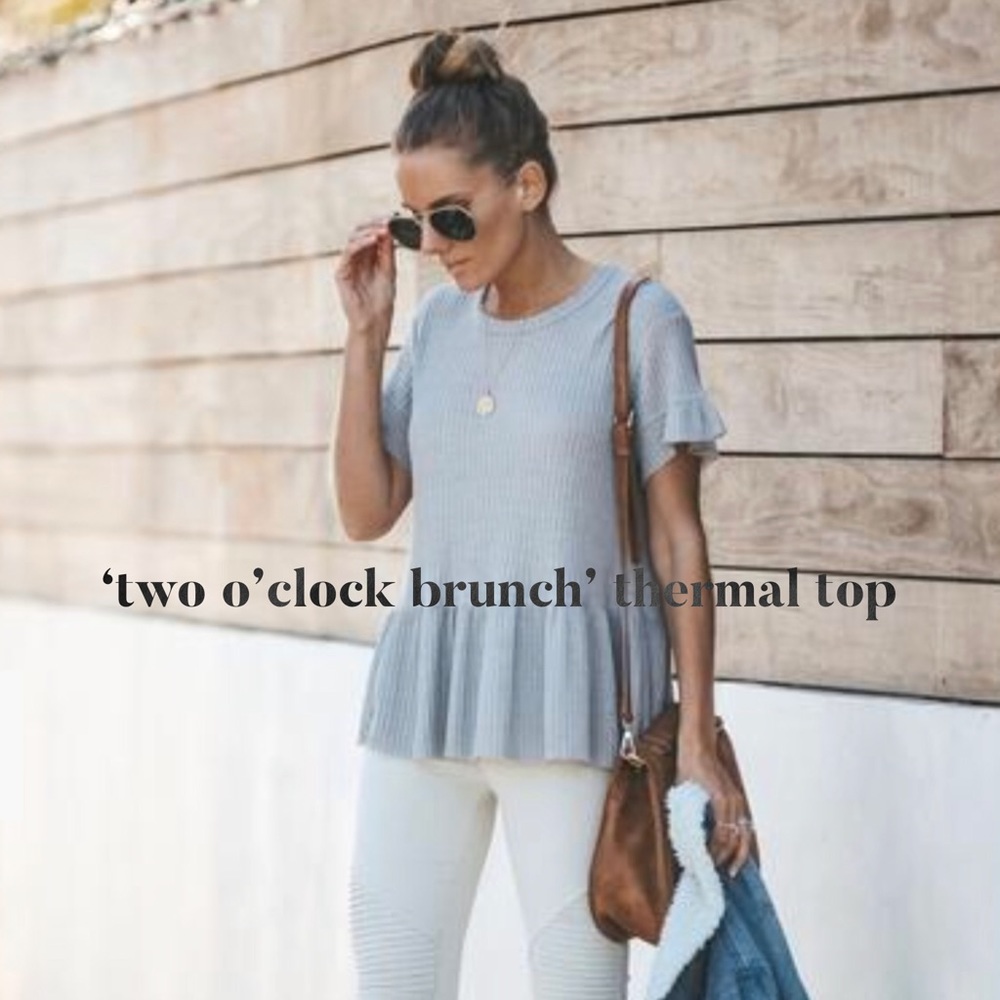 ‘Two O’clock Brunch’ Thermal Top